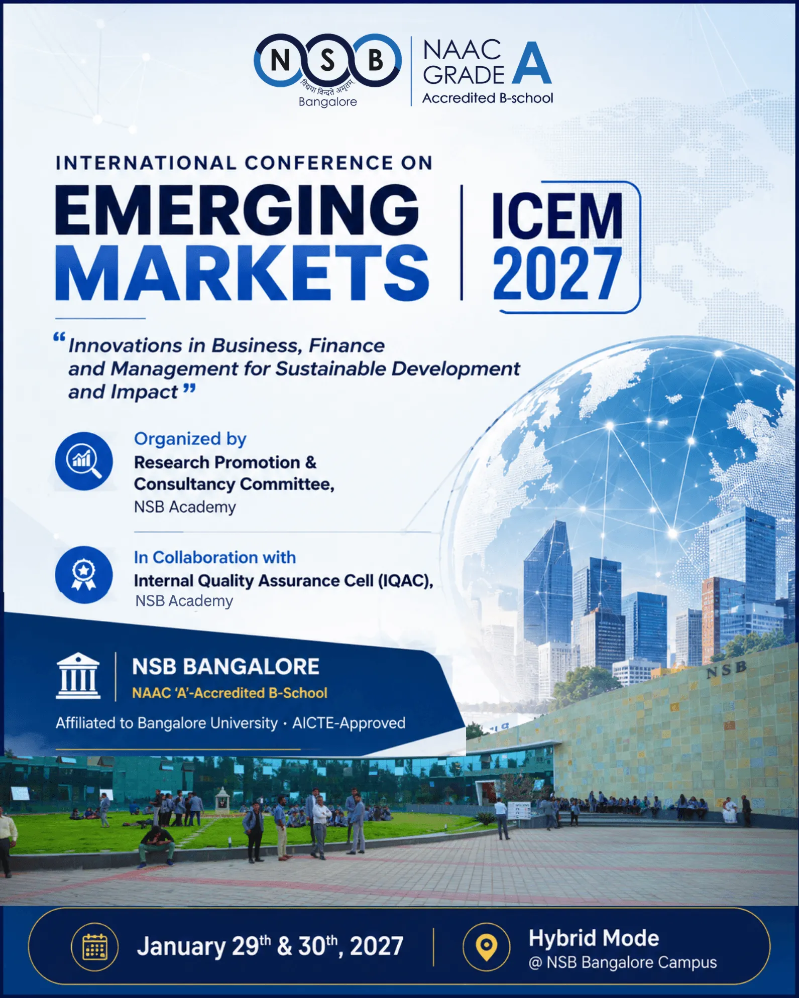 International Conference on Emerging Markets (ICEM) 2027