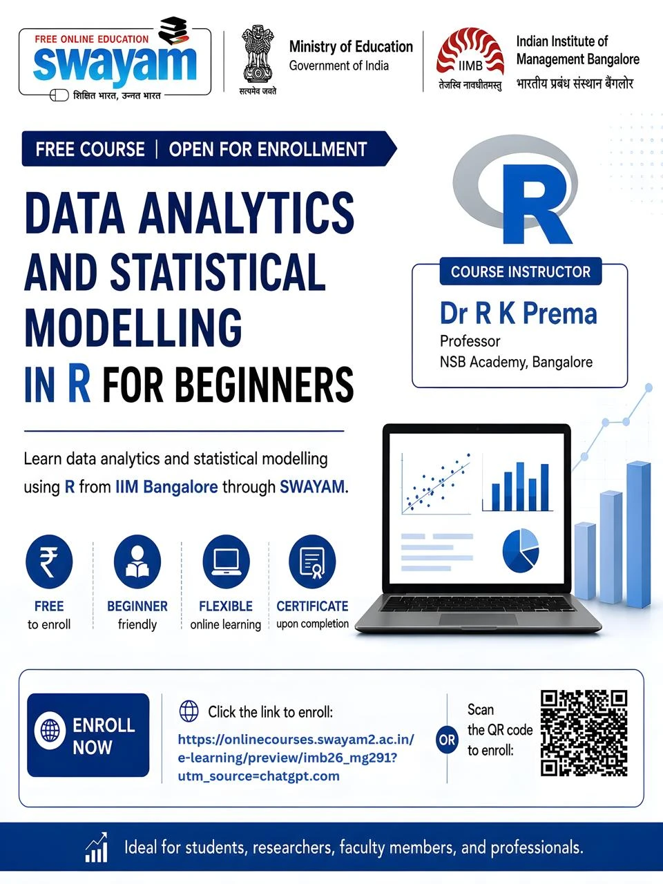 Data Analytics and Statistical Modelling in R for Beginners